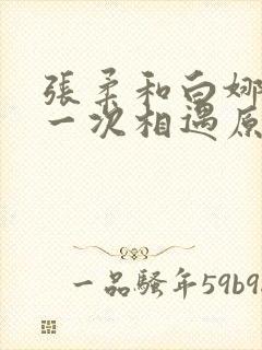 张柔和白娜的第一次相遇原著小说叫封面