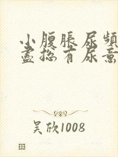 小腹胀尿频尿不尽总有尿意封面