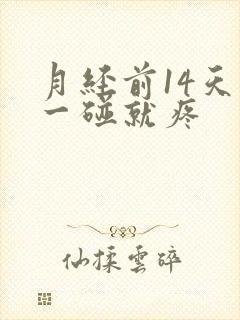 月经前14天胸一碰就疼封面