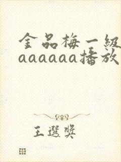 金品梅一级淫片aaaaaa播放