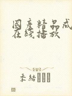 国产精品成人a在线播放封面