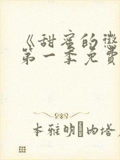 《甜蜜的惩罚》第一季免费观看全集封面