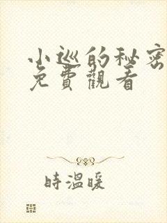 小巡的秘密漫画免费观看