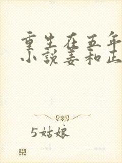 重生在五年之后小说姜和正