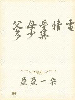 父母爱情电视剧多少集