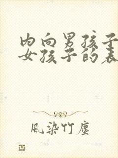 内向男孩子喜欢女孩子的表现