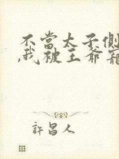 不当太子侧妃后,我被王爷宠成宝