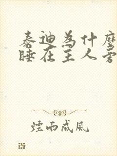 泰迪为什么喜欢睡在主人旁边