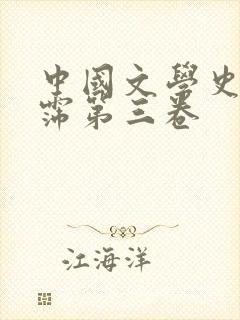 中国文学史袁行霈第三卷