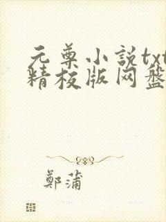 元尊小说txt精校版网盘