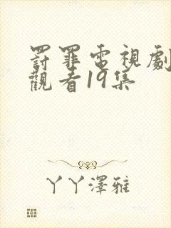 罚罪电视剧免费观看19集