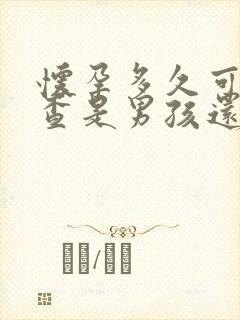 怀孕多久可以检查是男孩还是女孩