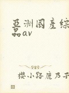 亚洲国产综合极品av