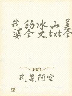 我的冰山美女老婆全文txt全文下载封面