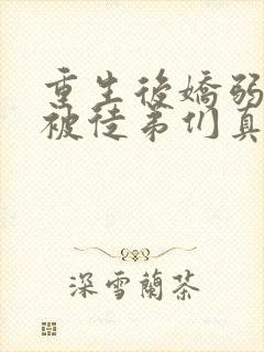 重生后娇弱师尊被徒弟们真香了小说