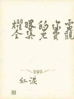 耀眼的你电视剧全集免费观看高清封面