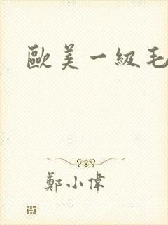 欧美一级毛黄片