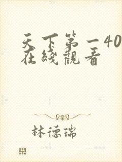 天下第一40集在线观看