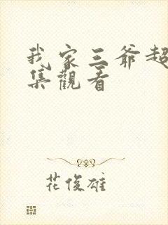 我家三爷超宠全集观看