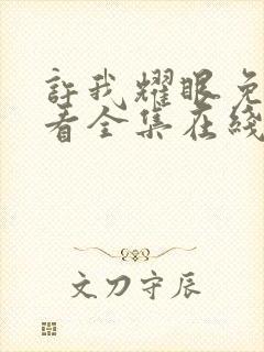 许我耀眼免费观看全集在线播放