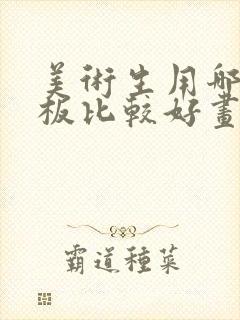 美术生用哪个平板比较好画画