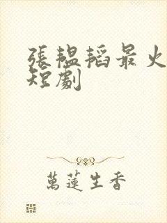 张韫韬最火十部短剧