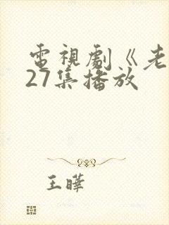 电视剧《老舅》27集播放封面