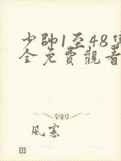 少帅1至48集全免费观看