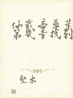 仙武帝尊叶辰在第几章找到楚灵儿