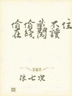 偷偷藏不住免费在线阅读