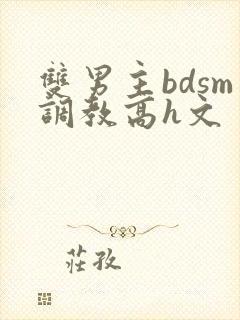 双男主bdsm调教高h文封面