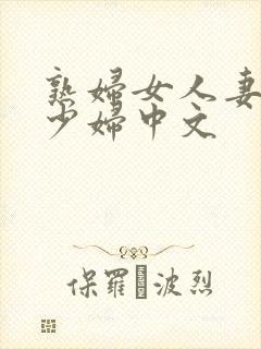 熟妇女人妻丰满少妇中文封面