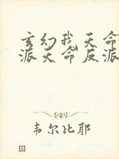 玄幻我天命大反派天命反派免费完本