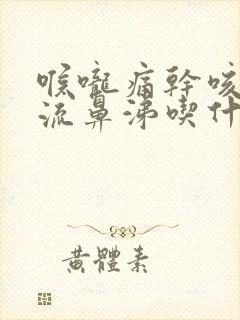 喉咙痛干咳鼻塞流鼻涕吃什么药