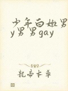 少年白嫩男gay男男gay封面