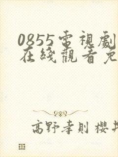0855电视剧在线观看免费高清网址