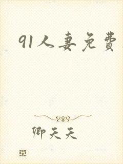 91人妻免费操