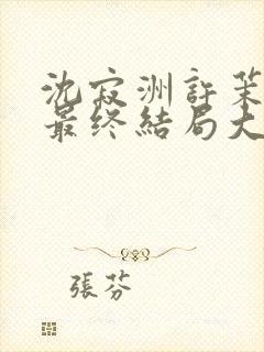 沈寂洲许茉孟姣最终结局大结局