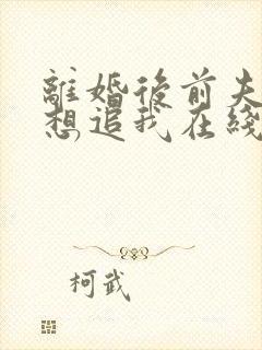 离婚后前夫总是想追我在线阅读全文免费