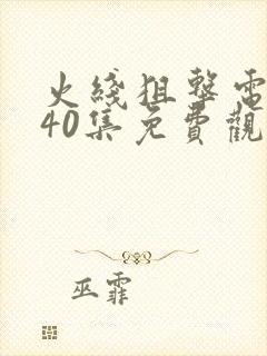 火线狙击电视剧40集免费观看封面