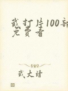 武打片100部免费看