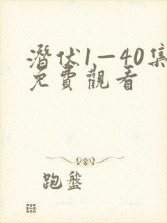 潜伏1—40集免费观看封面