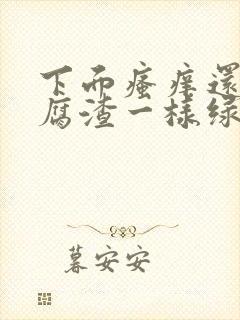 下面瘙痒还有豆腐渣一样绿色的分泌物