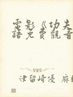 电影《功夫》国语免费观看