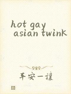 hot gay asian twink