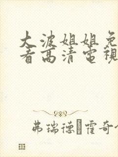 大波姐姐免费观看高清电视剧韩剧一共多少集