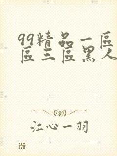 99精品一区二区三区黑人哦