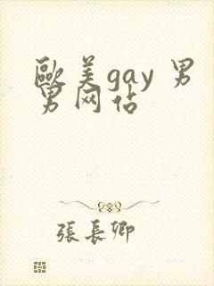 欧美gay 男男网站