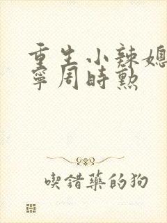 重生小辣媳盛安宁周时勋
