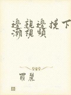 边亲边摸下面高潮视频